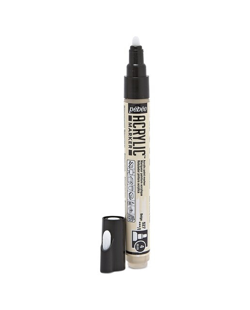 Marcador acrilico 4mm Pebeo bege Bege-2