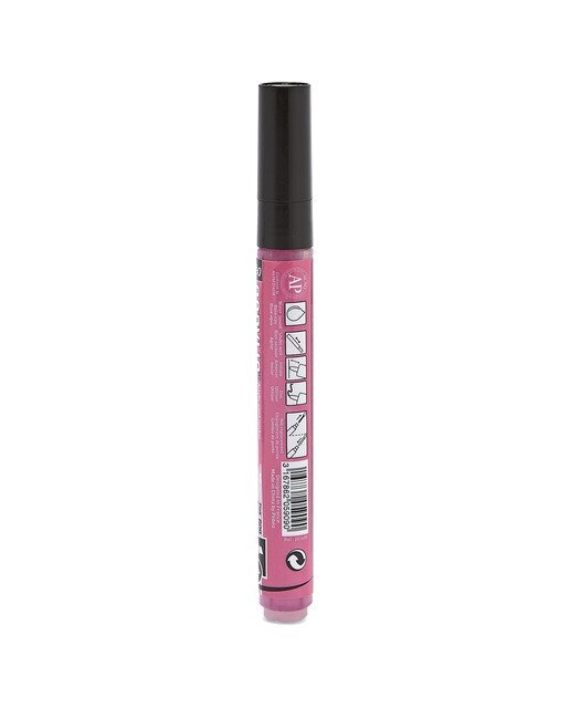 Marcador acrilico ponta biselada 4mm Pebeo rosa Rosa-4