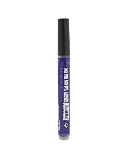 Marcador acrílico ponta biselada 4mm Pebeo violeta Violeta-4