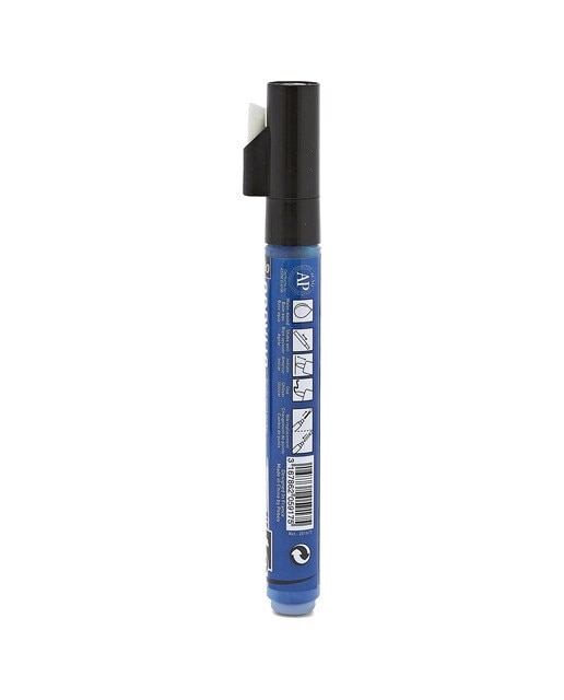 Marcador acrílico ponta biselada 4mm Pebeo ciano ciano-4