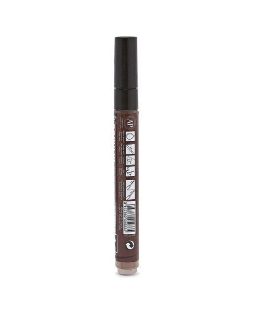 Marcador acrílico ponta biselada 4mm Pebeo amarelo sienna Siena torrado-4