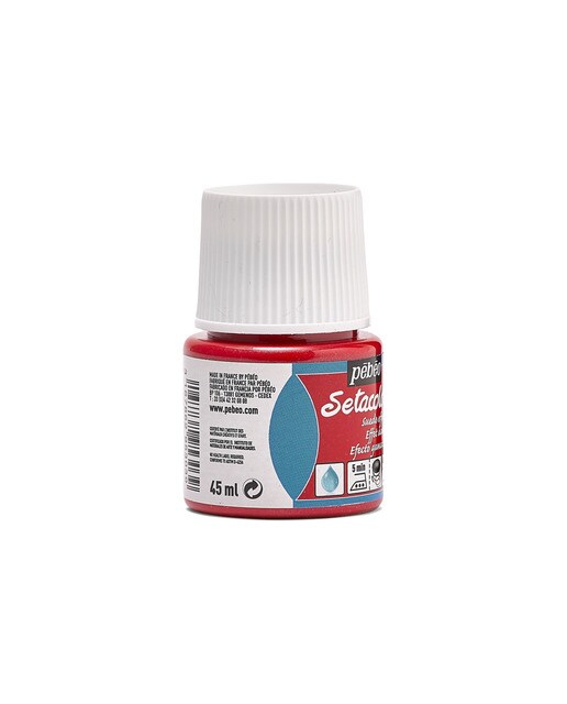 Setacolor Efeito Camurça Opaca 45ml Pebeo Vermelho Vermelho-4