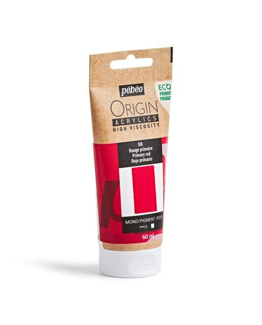 Imagen 4 de Acrílico mate 60ml origin rojo primario Rojo