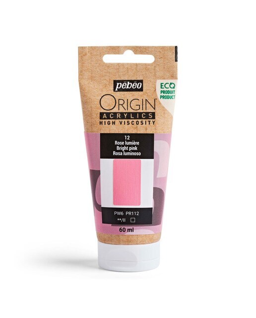 Acrílico mate 60ml origin rosa luminoso