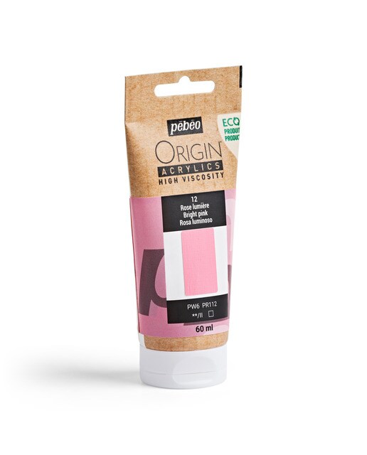 Acrílico mate 60ml origin rosa luminoso Rosa-4