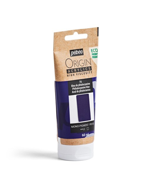 Acrílico mate 60ml origin azul de phtalocianina Azul-4