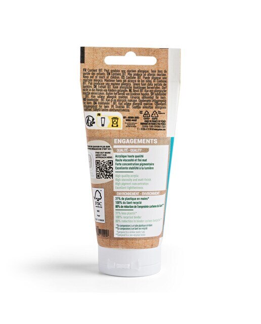 Acrílico mate 60ml origin azul turquesa Azul-3