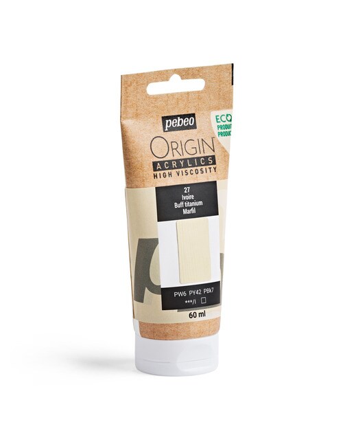 Acrílico mate 60ml origin marfil Blanco-4