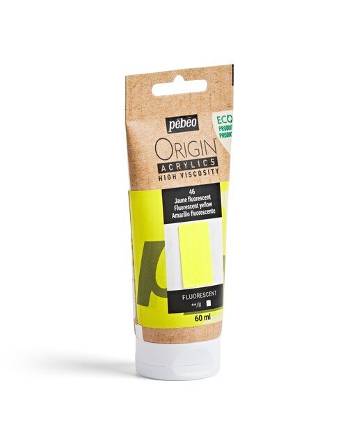 Acrílico mate 60ml origin amarillo fluorescente Amarillo-4