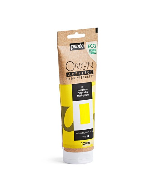 Acrílico mate 120ml origin amarillo primario Amarillo-4