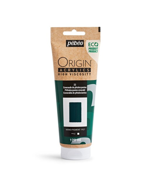 Imagen 0 de Acrílico mate 120ml origin esmeralda de phtalocianina