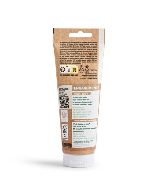 Acrílico mate 120ml origin esmeralda de phtalocianina Verde-3