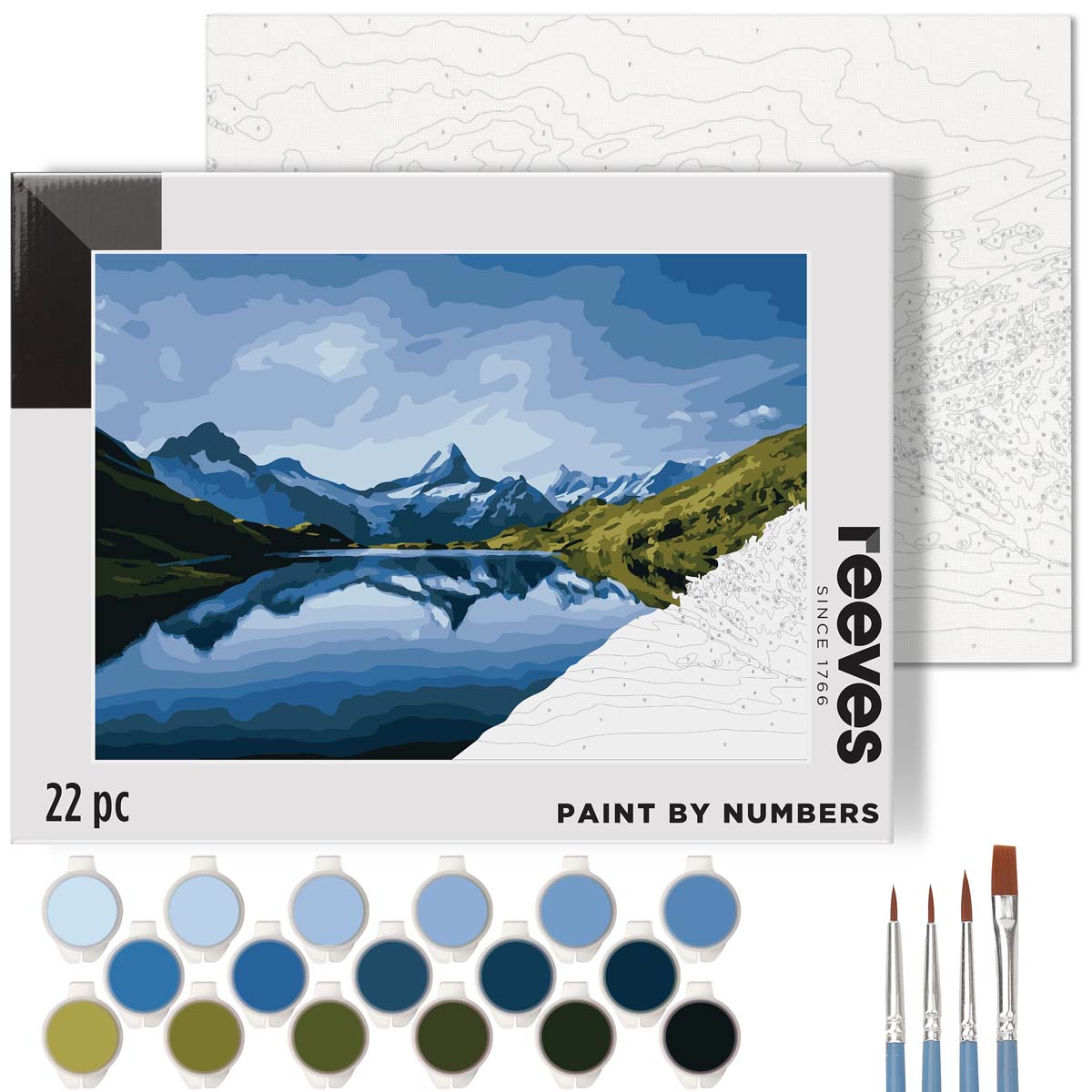 Pintar por números Reeves Montañas 2