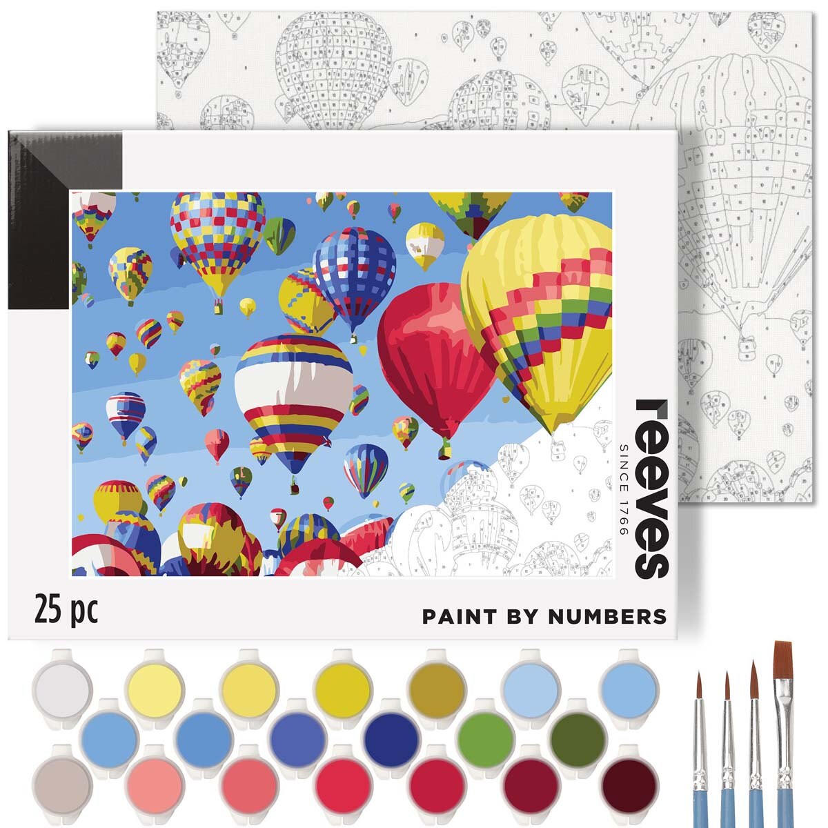 Pintar por números Reeves Globos 2
