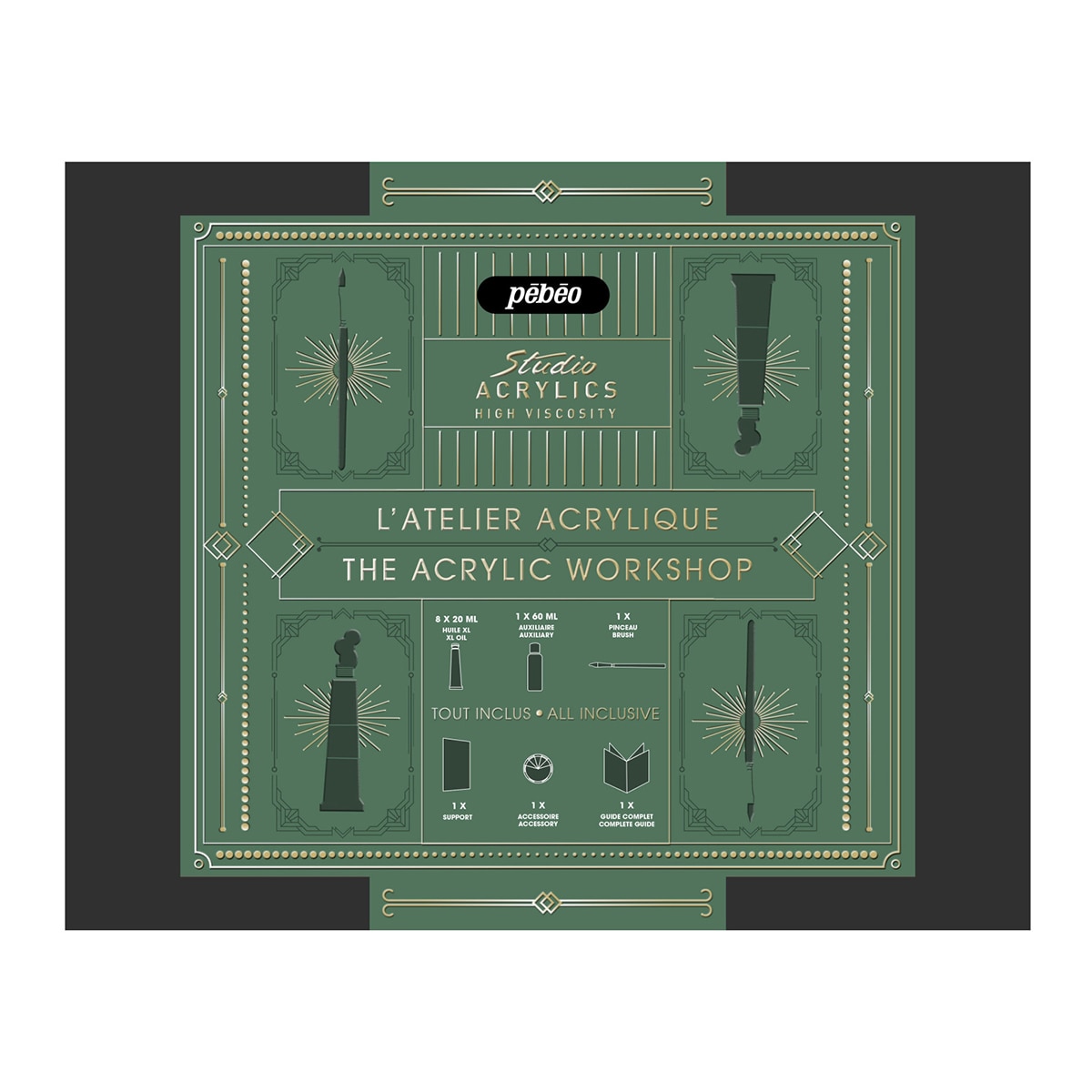 Imagem 0 de Baú Acrílico Pebeo Essential Studio