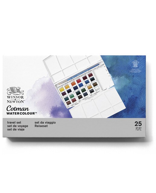 Conjunto de 24 Cores de Aguarela Plus Winsor & Newton Multicolor 1