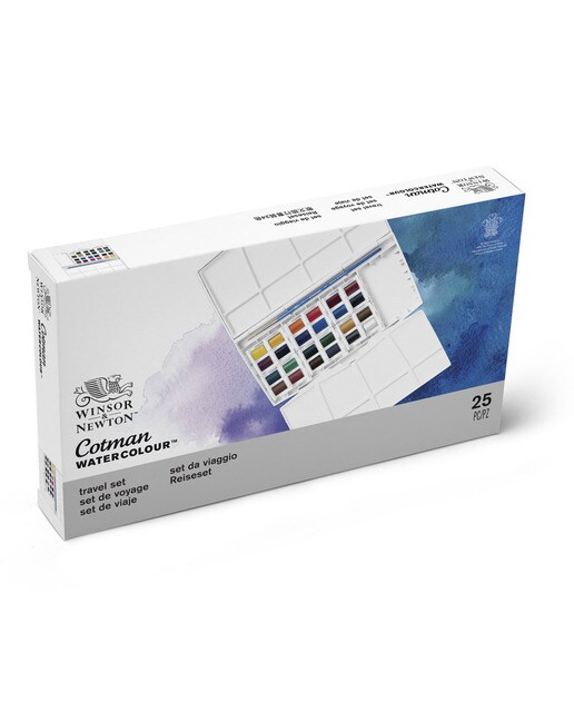 Conjunto de 24 Cores de Aguarela Plus Winsor & Newton Multicolor 3