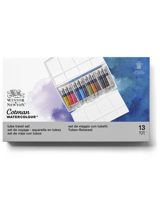 Pack de 12 Tubos de 8 ml de Aguarela Cotman Winsor & Newton Multicolor 2