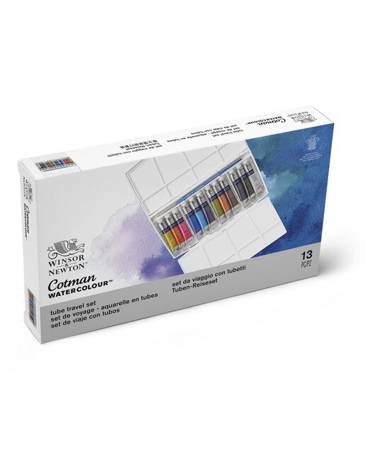 Pack de 12 Tubos de 8 ml de Aguarela Cotman Winsor & Newton Multicolor 3
