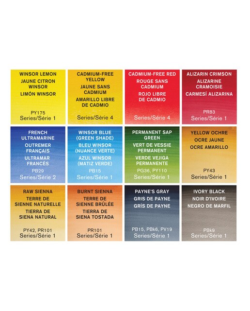 Caixa Metálica Esmaltada Resistente de 12 Meios Godés de Aguarela Extra Fina Black Box Winsor & Newton Multicolor 8