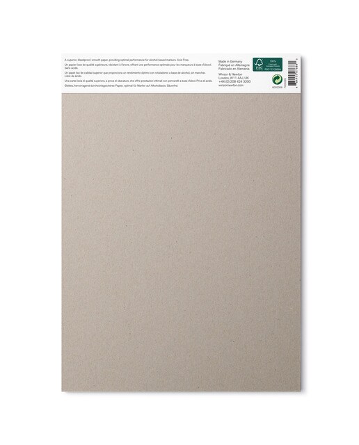 Bloco de 50 Folhas de Papel para Marcadores A4 Winsor & Newton 4