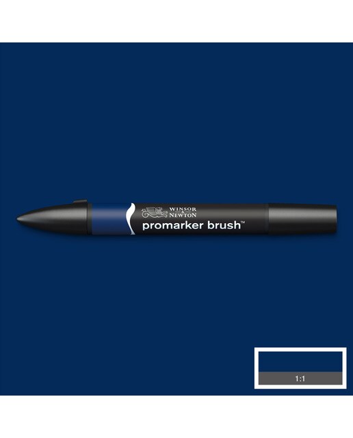 Marcador BrushMarker com Ponta de Pincel Winsor & Newton Indigo Blue (V234) 2