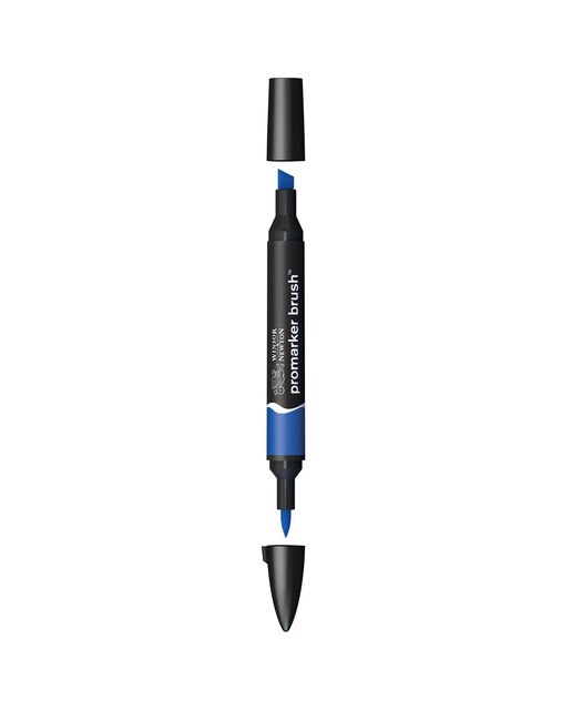 Marcador BrushMarker com Ponta de Pincel Winsor & Newton Royal Blue (V264) 1