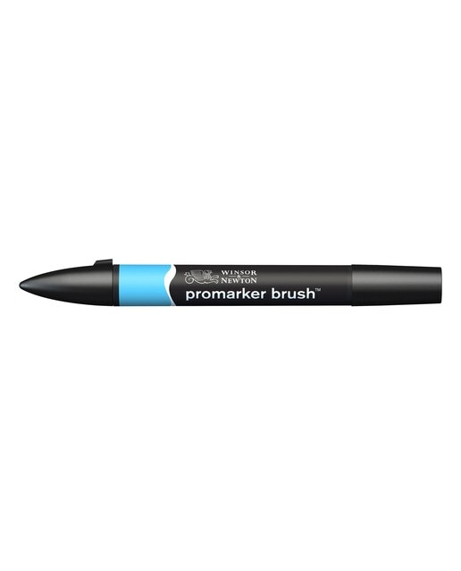 Marcador BrushMarker com Ponta de Pincel Winsor & Newton Sky Blue (B137) 2