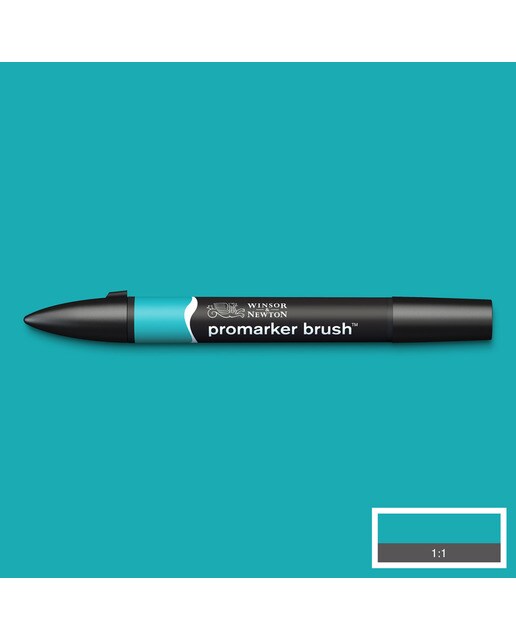Marcador BrushMarker com Ponta de Pincel Winsor & Newton Turquoise (C247) 2