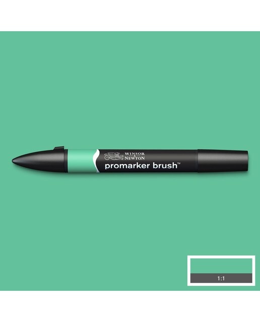 Marcador BrushMarker com Ponta de Pincel Winsor & Newton Mint Green (G637) 2