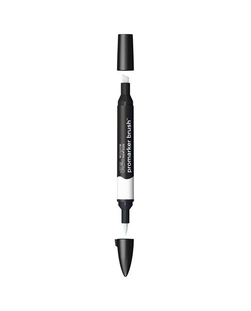 Marcador BrushMarker com Ponta de Pincel Winsor & Newton Cool Grey 1 (Cg1) 1