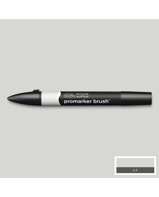 Marcador BrushMarker com Ponta de Pincel Winsor & Newton Cool Grey 2 (Cg2) 3