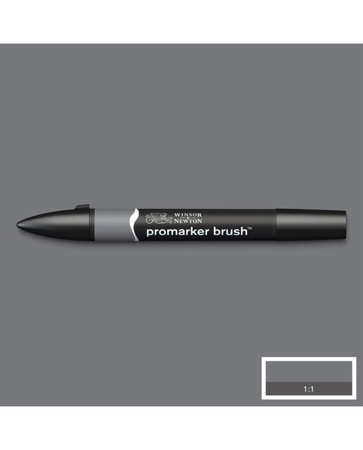 Rotulador BrushMarker con Punta Pincel Winsor & Newton Cool Grey 4 (Cg4) 3