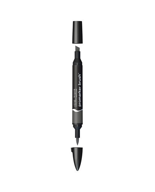 Marcador BrushMarker com Ponta de Pincel Winsor & Newton Cool Grey 5 (Cg5) 1