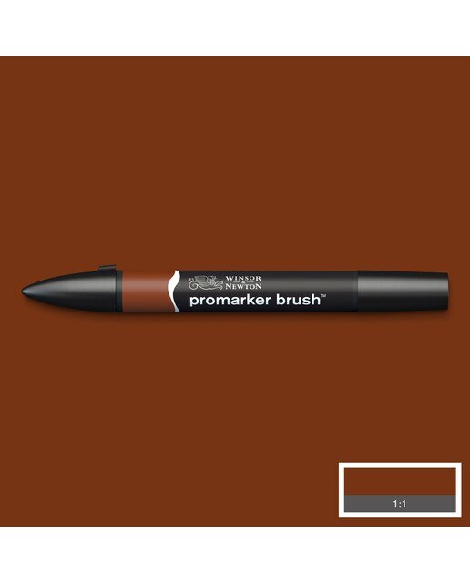 Marcador BrushMarker com Ponta de Pincel Winsor & Newton Henna (O225) 3
