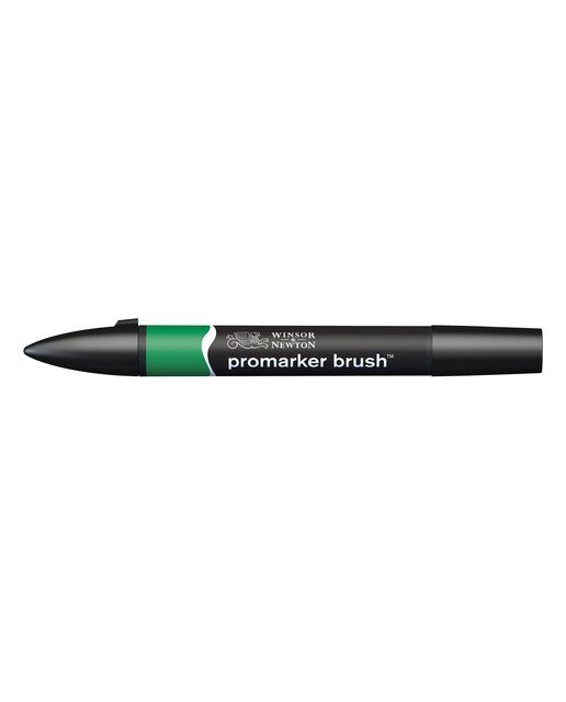 Marcador BrushMarker com Ponta de Pincel Winsor & Newton Lush Green (G756) 3