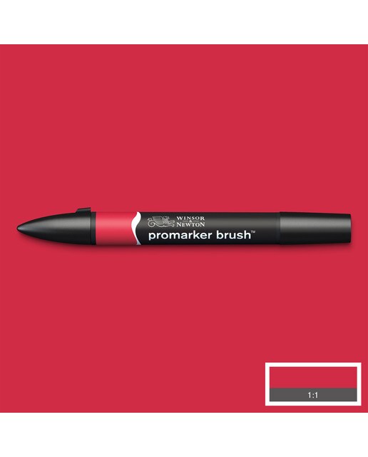 Marcador BrushMarker com Ponta de Pincel Winsor & Newton Berry Red (R665) 2