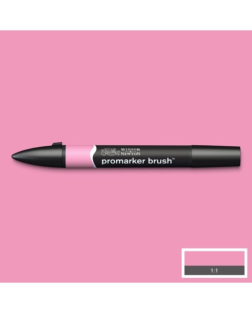 Marcador BrushMarker com Ponta de Pincel Winsor & Newton Rose Pink (M727) 3