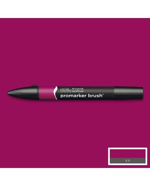 Marcador BrushMarker com Ponta de Pincel Winsor & Newton Maroon (M544) 3