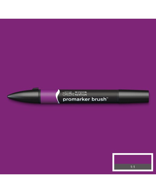 Marcador BrushMarker com Ponta de Pincel Winsor & Newton Plum (V735) 3