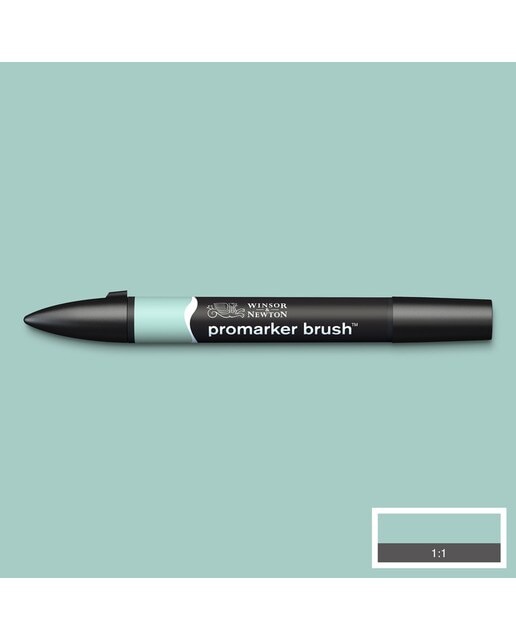 Marcador BrushMarker com Ponta de Pincel Winsor & Newton Pebble Blue (C217) 2