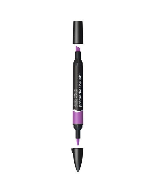Imagen 0 de Rotulador BrushMarker con Punta Pincel Winsor & Newton Purple (V546)