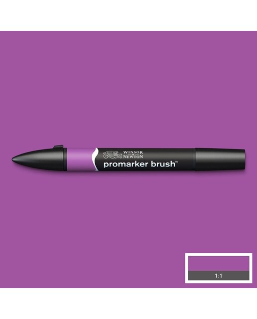 Marcador BrushMarker com Ponta de Pincel Winsor & Newton Purple (V546) 2
