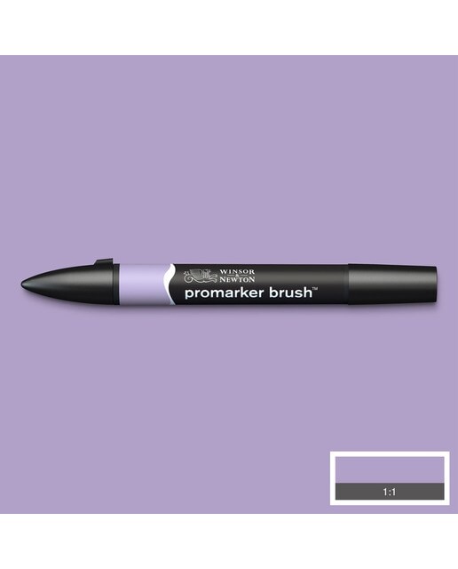 Marcador BrushMarker com Ponta de Pincel Winsor & Newton Lilac (V327) 2