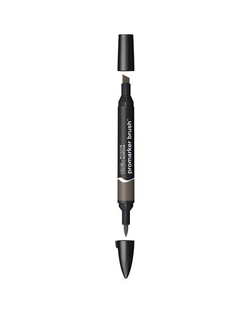 Marcador BrushMarker com Ponta de Pincel Winsor & Newton Warm Grey 5 (Wg5) 1