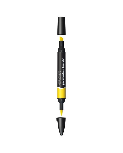 Marcador BrushMarker com Ponta de Pincel Winsor & Newton Canary (Y367) 1
