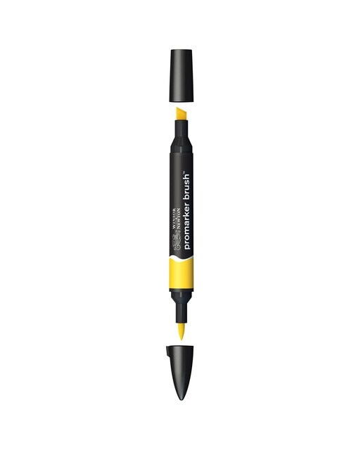 Marcador BrushMarker com Ponta de Pincel Winsor & Newton Sunflower (Y156) 1