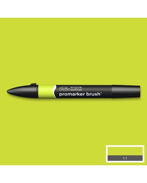 Marcador BrushMarker com Ponta de Pincel Winsor & Newton Lime Green (G178) 2