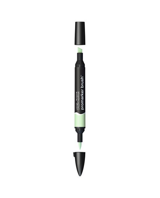 Marcador BrushMarker com Ponta de Pincel Winsor & Newton Lime Meadow (G339) 1