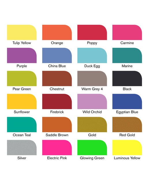 Conjunto de 24 Marcadores Winsor & Newton Multicolor 6